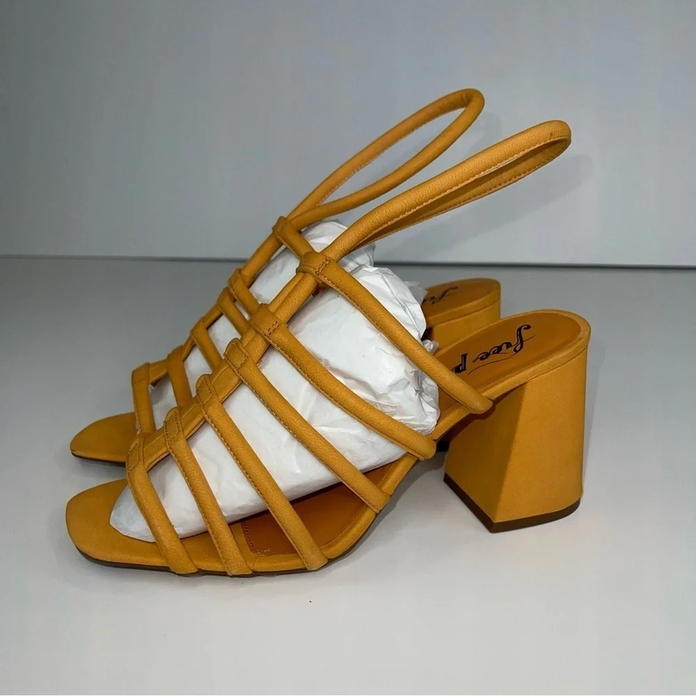 Free People Colette Sandal Hot Orange